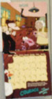 Cartoon Network calendar with things like Jump!, Tonic, BS, Primus written on it...